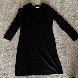 Calvin Klein Black Long Sleeve Dress